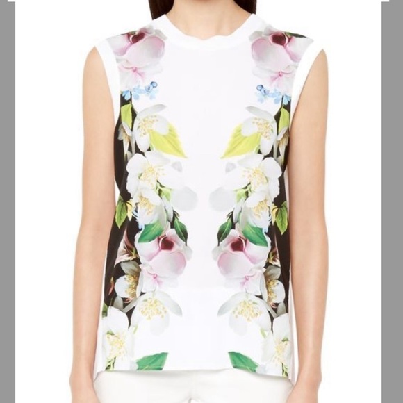 Ted Baker Sachah Forget Me Not Top Size 6 - Picture 1 of 11